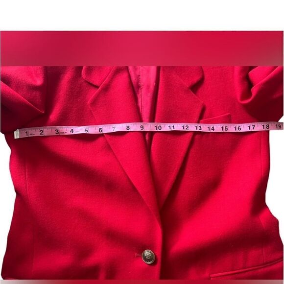 VTG | Talbots | Red Blazer and Skirt Suit 2 Piece - Picture 10 of 16
